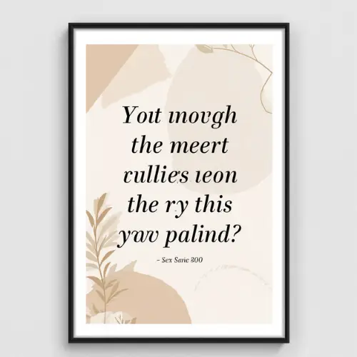 a4 positive affirmation print printed — positive wall art poster single sheet
