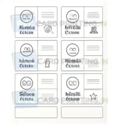a4 product label sticker sheet printed — custom logo brand label single page