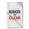a4 reduced to clear sign printed — single sheet reduced print