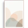 a4 scandinavian nordic art printed — scandinavian wall art poster single sheet
