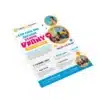 a4 school fair flyer printed — single sheet business flyer leaflet