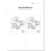 a4 spot the difference printed — single page activity sheet