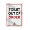 a4 toilet out of order sign printed — single sheet toilet print (1)