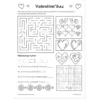 a4 valentine activity sheet printed — single page activity sheet