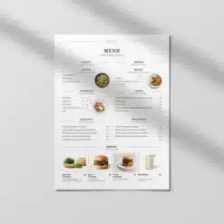 a4 vegan restaurant menu a4 printed — single sheet vegan page (1) (1)