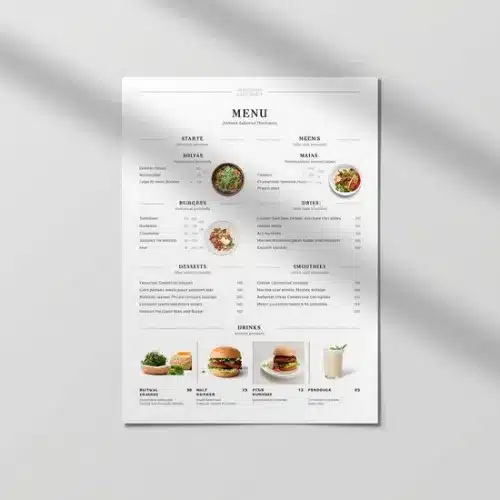 a4 vegan restaurant menu a4 printed — single sheet vegan page (1) (1)