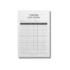 a4 visitor log book sheet printed — single sheet visitor print