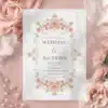a4 wedding invitation sheet printed — single sheet wedding