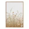 a4 wildflower meadow print printed — wildflower wall art poster single sheet