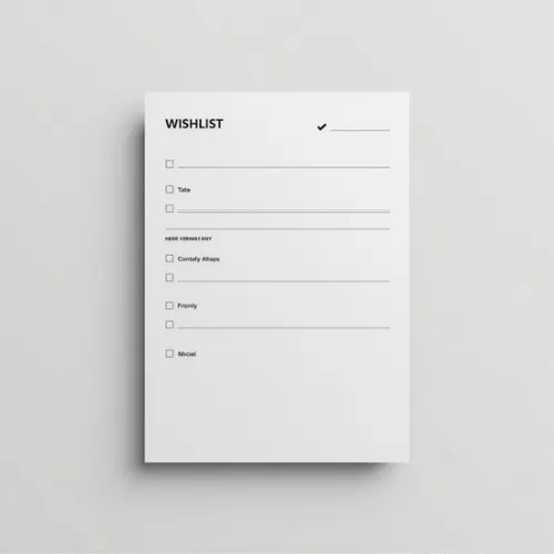 a4 wishlist sheet printed — single page activity sheet (1)