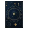 a4 zodiac star sign poster printed — zodiac wall art poster single sheet