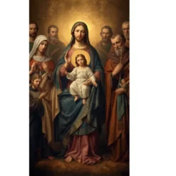 all saints holy family a4 ntr print