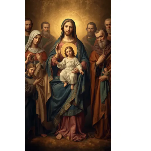 all saints holy family a4 ntr print