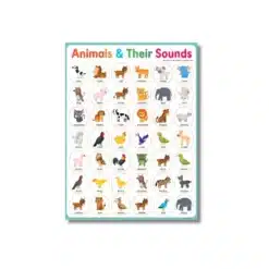 animals and their sounds a4 ntr chart