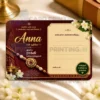 anna tamil rakhi note pvc card