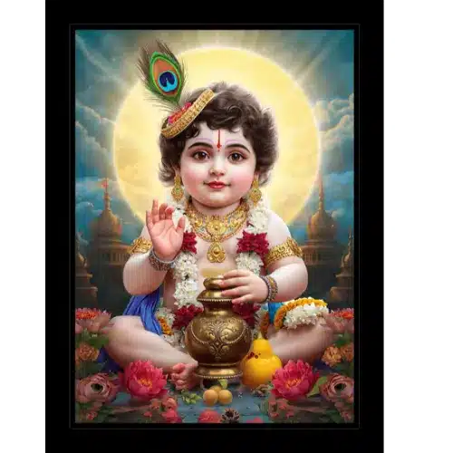 bal gopal baby krishna a4 ntr photo print (1)