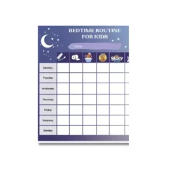 bedtime routine chart a4 ntr