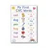 blending cvc words a4 ntr chart