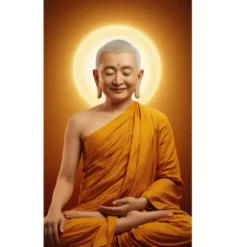 buddha smiling happy a4 ntr photo print