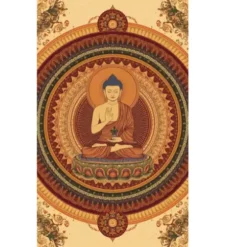buddhist mandala a4 ntr print — meditation
