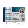 bus pass pvc card college student