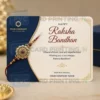 corporate message card pvc rakhi