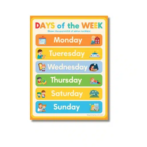 days of week a4 ntr learning chart (1)