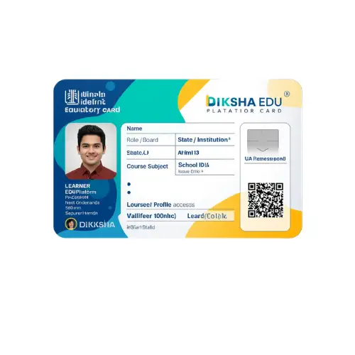diksha edu platform pvc card