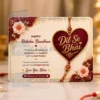 dil se bhai rakhi message card pvc