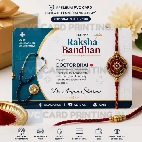 doctor bhai personalised pvc card