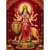durga maa vaahan lion a4 ntr print