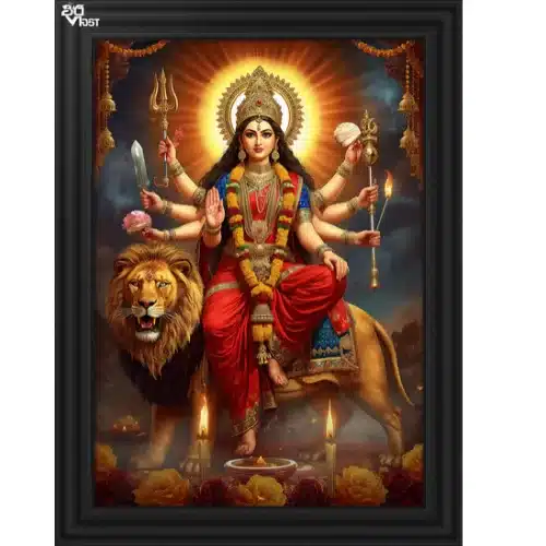 durga mata navratri a4 ntr photo print