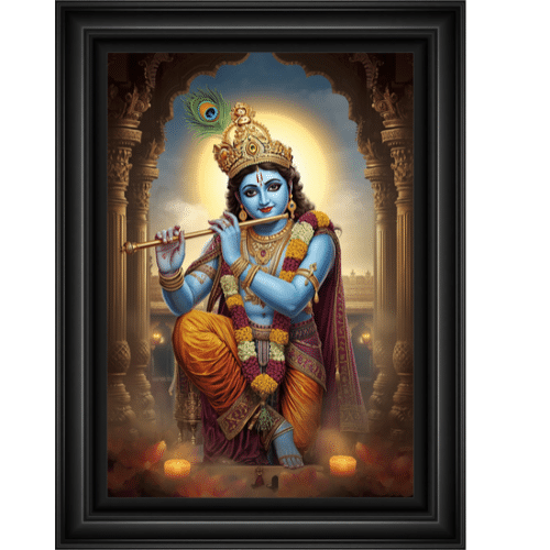 dwarkadheesh temple a4 ntr photo print