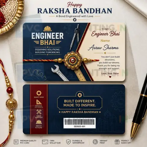 engineer bhai personalised pvc card