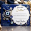 evil eye rakhi note pvc card