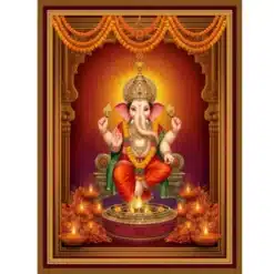 ganesh blessing toran a4 ntr print — door