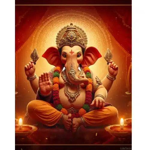 ganesh chaturthi special a4 ntr poster print