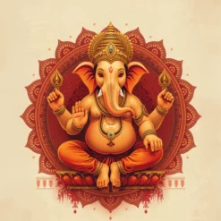 ganesh ji a4 poster — shubh labh design (1)