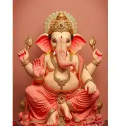 ganesh ji sitting pose a4 ntr photo print