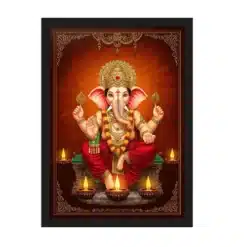 ganesh om a4 ntr matte photo print — wall decor