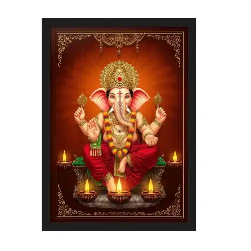ganesh om a4 ntr matte photo print — wall decor