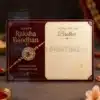 gold foil rakhi note pvc card