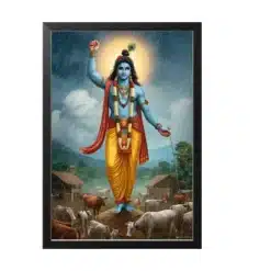 govardhan puja krishna a4 ntr print