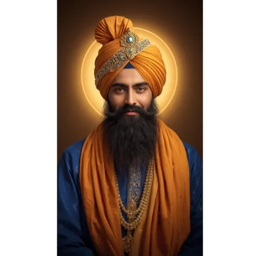 guru gobind singh ji a4 ntr photo print