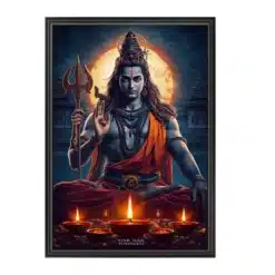 har har mahadev a4 ntr photo print