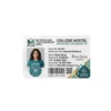 hostel room pvc card college