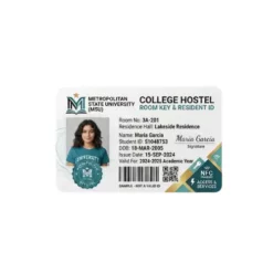hostel room pvc card college