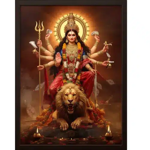 jai mata di a4 ntr photo print — navratri