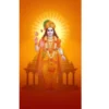 jai shri ram a4 ntr photo print — saffron