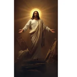 jesus cross resurrection a4 ntr print